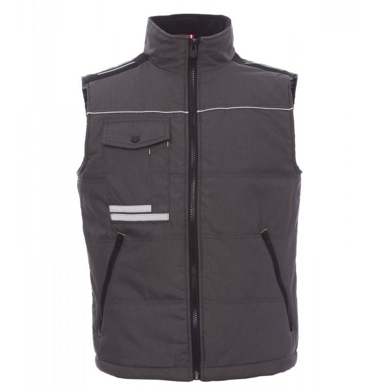 Fuori tutto - Gilet da lavoro Multitasche con Cursore in Metallo Azua 2.0 - Payper Azua taglia L grigio