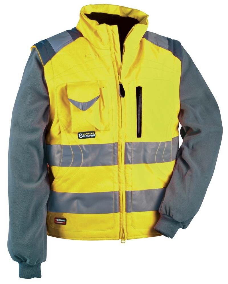 Fuori tutto - Gilet da Lavoro Alta Visibilità Cofra Signal V023-0-00 taglia 50 colore giallo