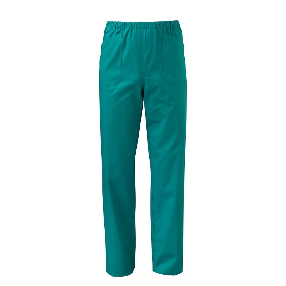 Fuori tutto - Pantaloni da Lavoro Unisex Milano Siggi 100% Cotone Taglia 64 colore azzurro
