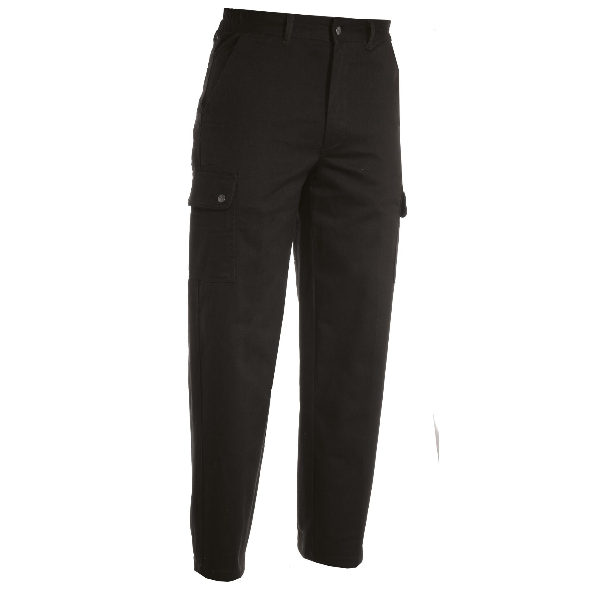 Fuori tutto - Pantalone Da Lavoro Multitasche 100% Cotone Twill Forest Winter- Payper AY 7324 colore nero taglia S
