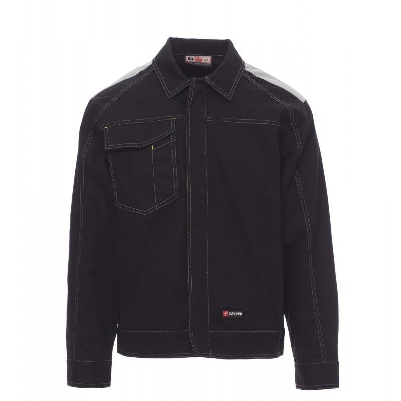 Fuori tutto -Giubbotto modello Jeans con Dettagli Riflettenti Safe - Payper taglia 4XL blu navy