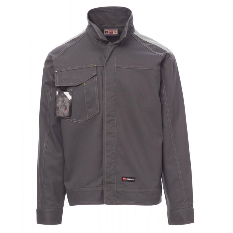 Fuori tutto -Giubbotto modello Jeans con Dettagli Riflettenti Safe - Payper taglia 4XL blu navy