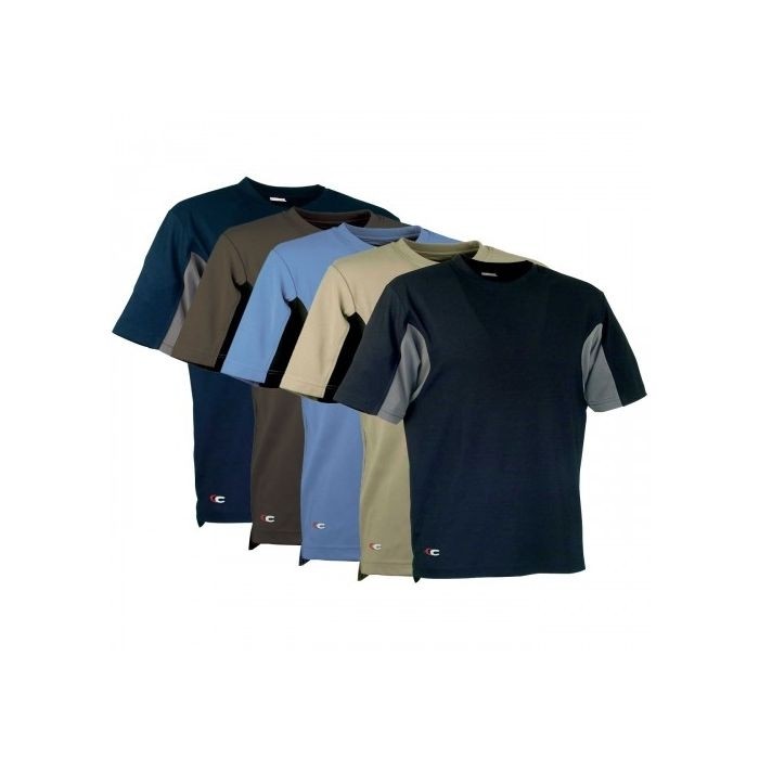 Fuori tutto - T-Shirt Da Lavoro Cofra Caribbean 100% Poliestere V085-0-00A taglia S colore fango nero