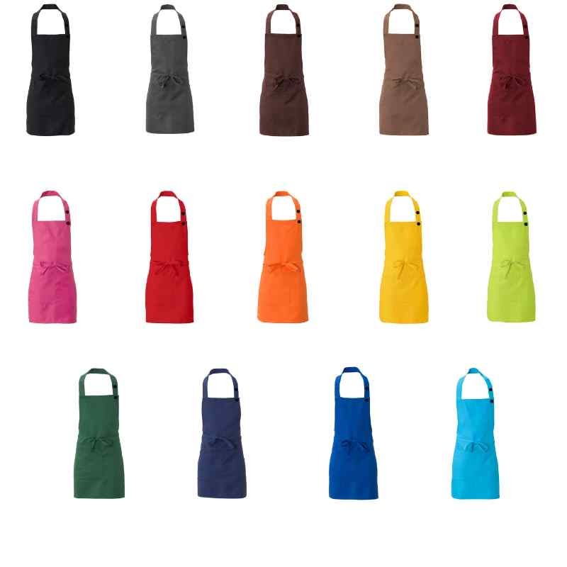 Fuori tutto - Grembiule da Lavoro da Donna Giblor's Latina Q1H00209 taglia unica colore arancio