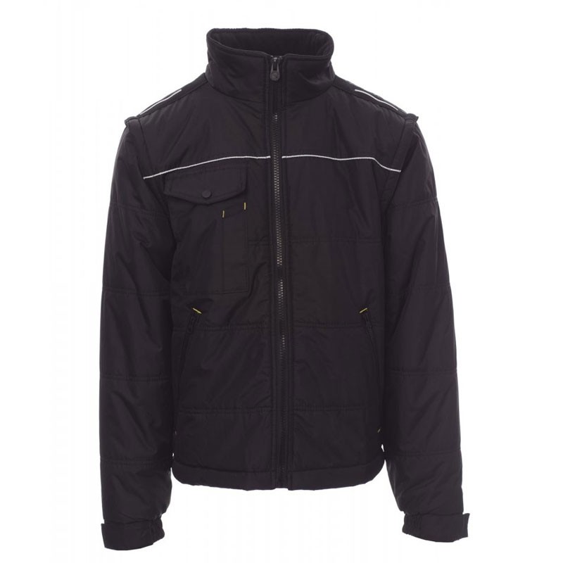 Fuori tutto-Giubbino da lavoro Multitasche con Maniche Staccabili e cursore in Metallo Orion 2.0 - Payper AY 7252 taglia XL navy