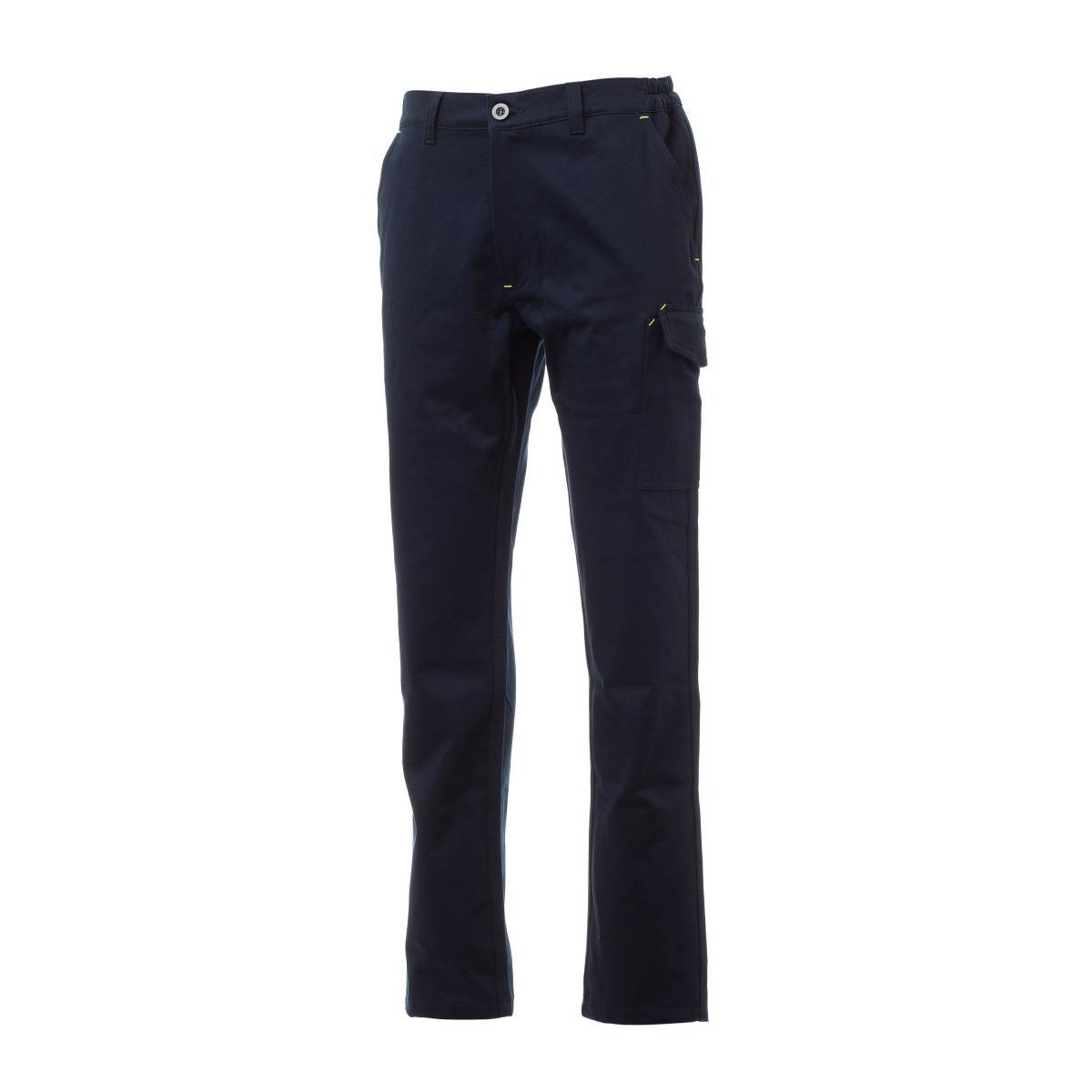 Fuori tutto - Pantaloni da lavoro Multitasche Power Winter Payper AY 7305 colore blu navy taglia L