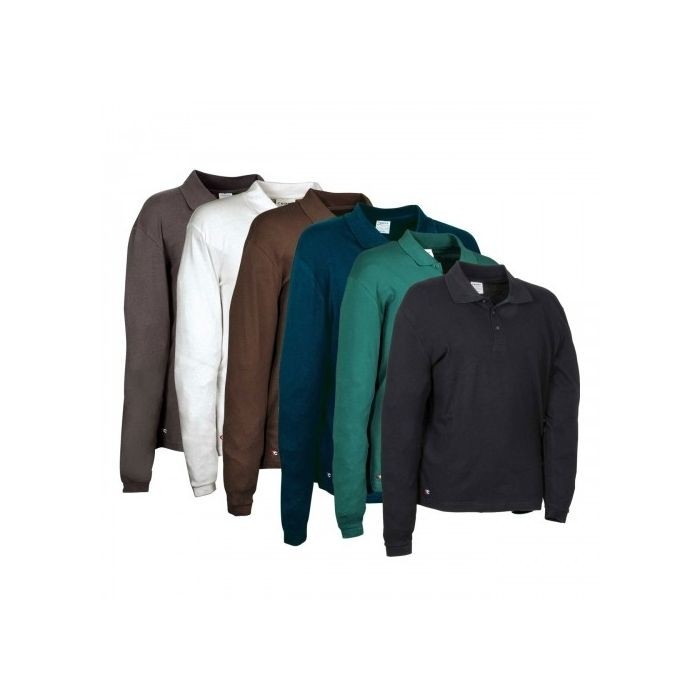 Fuori tutto - Polo da Lavoro Cofra Wimbledon 100% Cotone Piquet V218-0-02 Taglia M colore verde