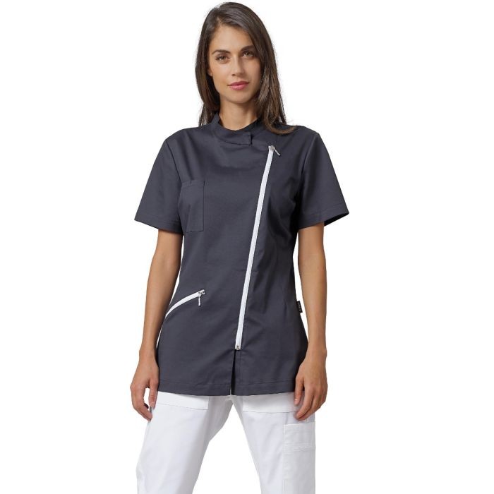 Fuori Tutto - Casacca da donna a maniche corte Kate Dr.Blue Siggi - 04CS1689/00-0757 Taglia XS Colore Grigio