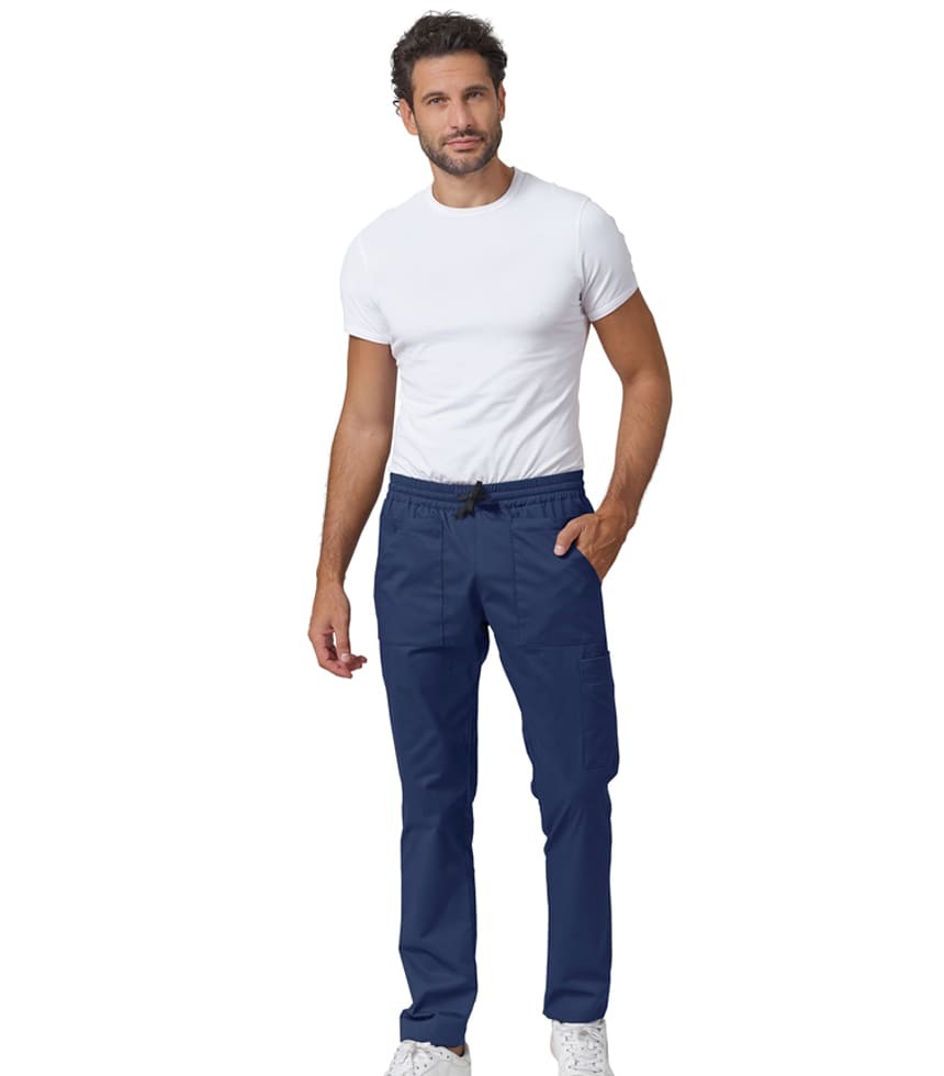 Fuori-tutto - Pantaloni unisex multitasche e vita elasticizzata Cruz Dr.Blue Siggi - 04PA1393/00-0757 taglia XL colore grigio