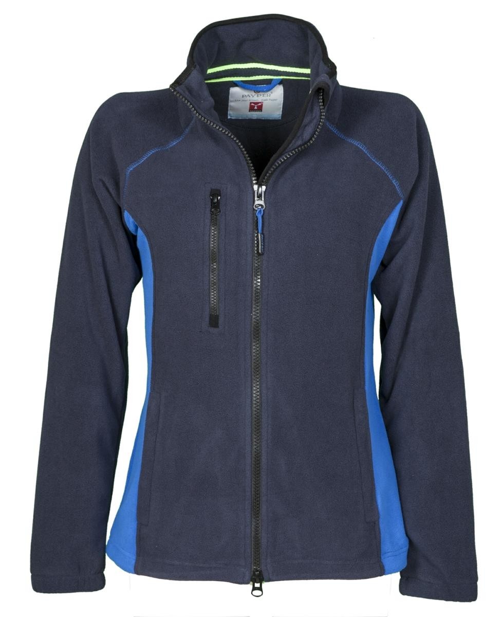 Fuori tutto - Felpa Bicolore in Pile con Cuciture Rinforzate Aspen+Donna - Payper ASPEN+LADY colore blu navy/blu royal taglia L