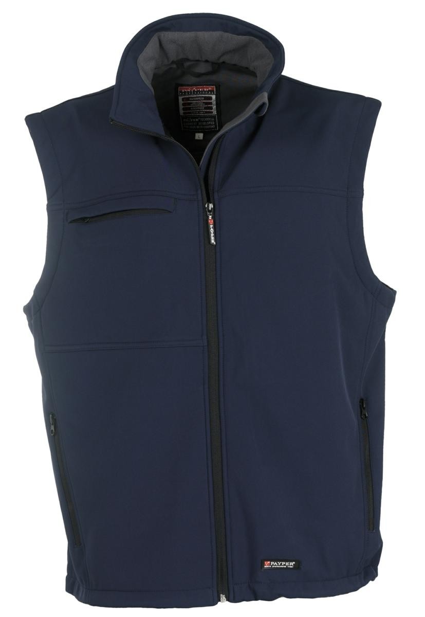 Fuori tutto - Gilet Softshell Multitasche Ergonomico Bering - Payper colore blu navy taglia M