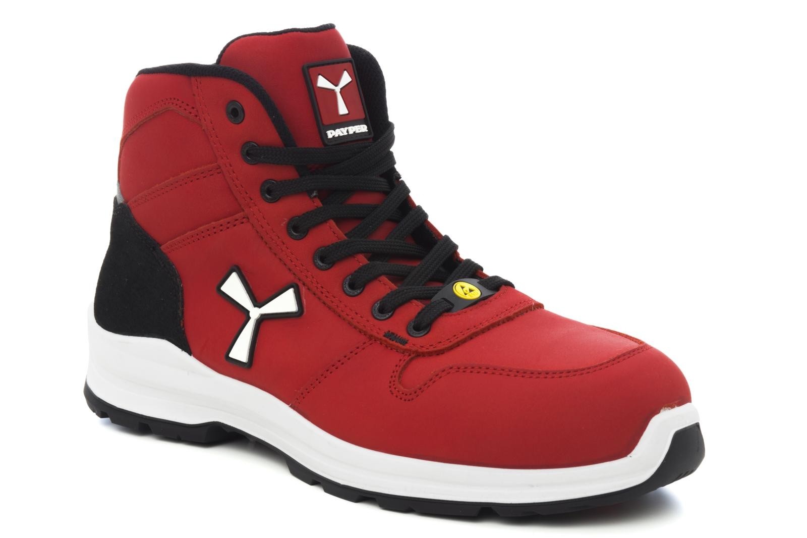 Fuori tutto - Scarpe antinfortunistiche Payper Get Force Mid Unisex S3 SRC ESD MID NABUK colore smoke cool numero 44