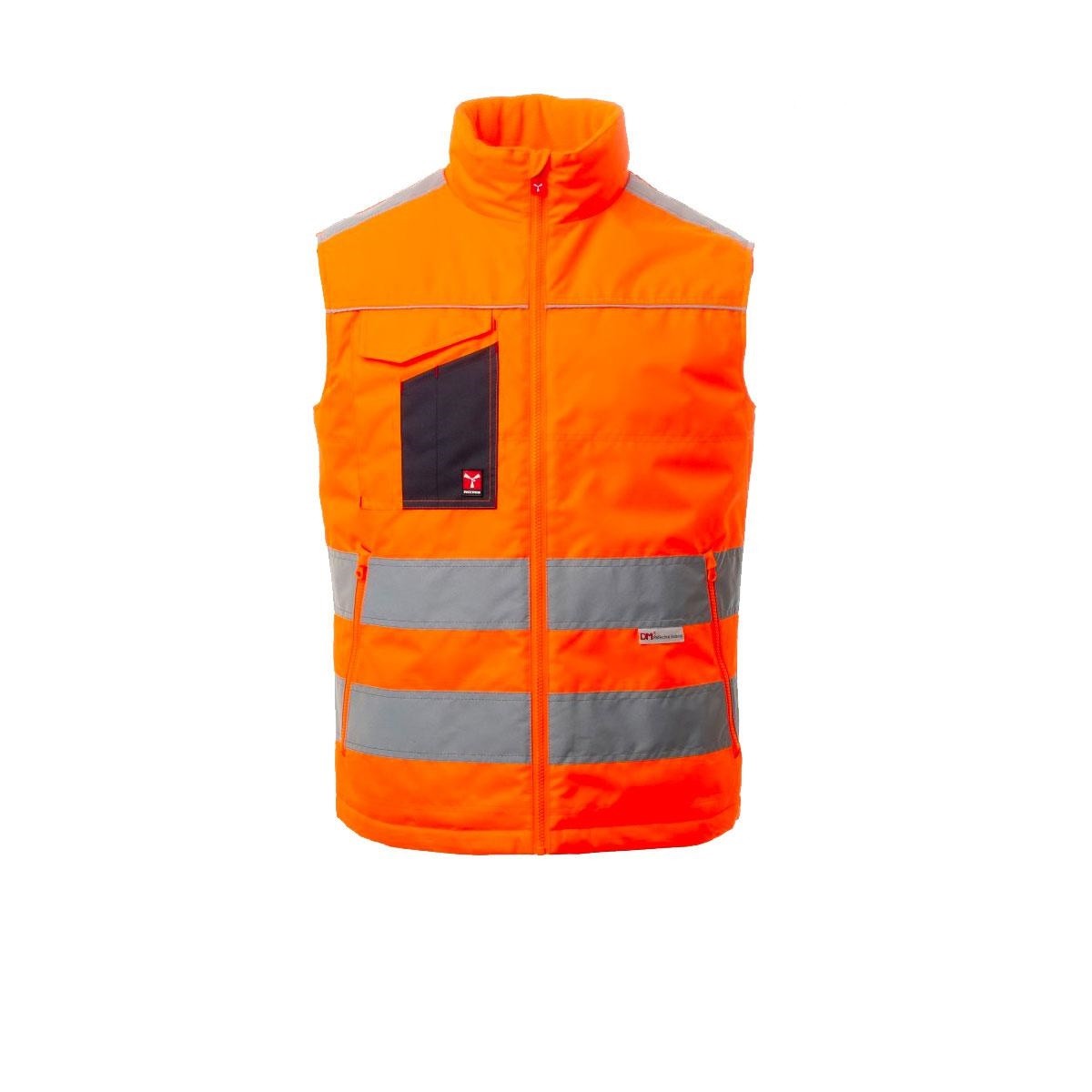Fuori Tutto - Gilet Imbottito Unisex da lavoro Alta Visibilità Multitasche Payper Task AY 7272 giallo fluo/verde taglia XL