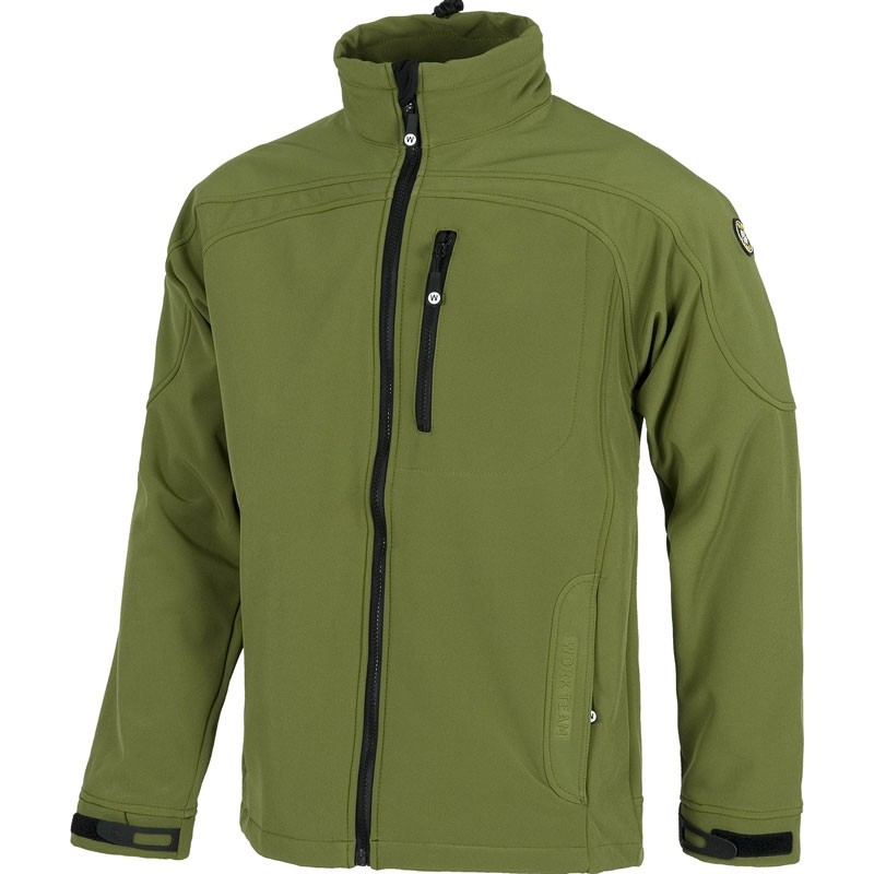 Fuori-Tutto Giacca Workshell invernale multitasche con rete interna - Workteam colore nero Taglia M