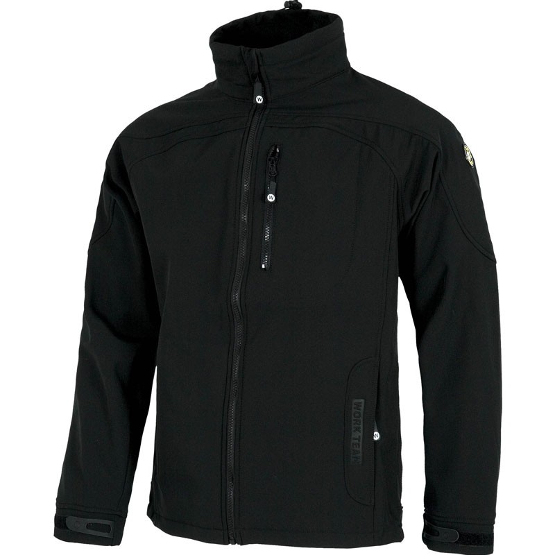 Fuori-Tutto Giacca Workshell invernale multitasche con rete interna - Workteam colore nero Taglia M