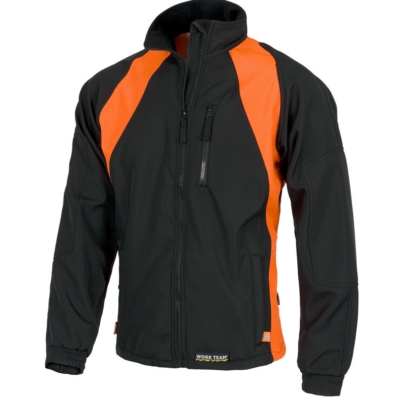 Fuori-Tutto Giacca Workshell combinata ad Alta visibilita - Workteam colore grigio/giallo Taglia 2XL