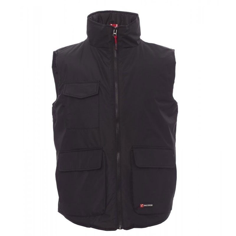 Fuori tutto -Gilet da Lavoro Multitasche con Interno Imbottito Wanted - Payper AY 7140 taglia L blu navy/blu royal