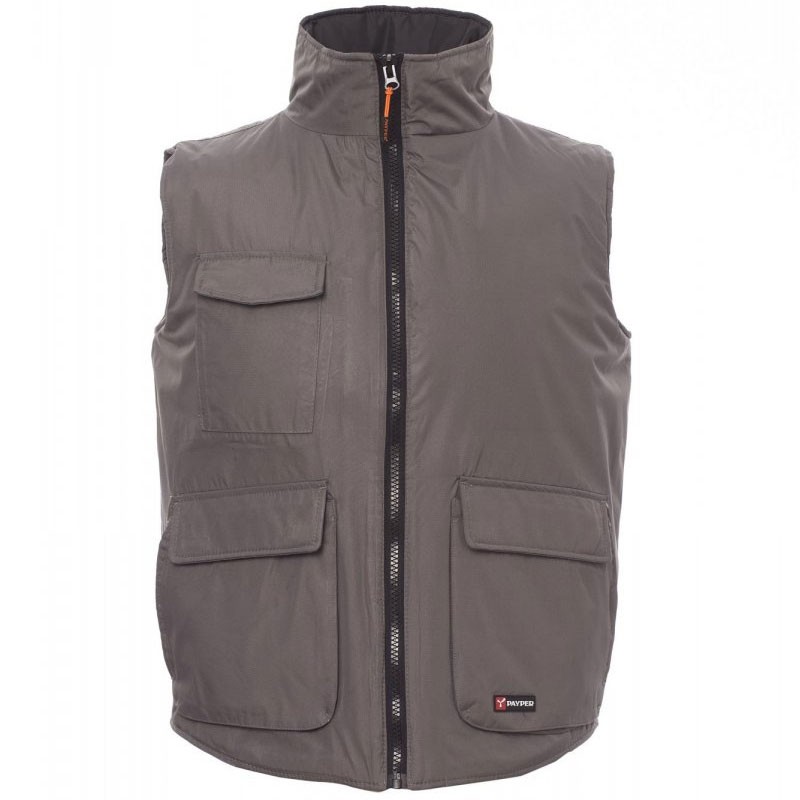 Fuori tutto -Gilet da Lavoro Multitasche con Interno Imbottito Wanted - Payper AY 7140 taglia L blu navy/blu royal