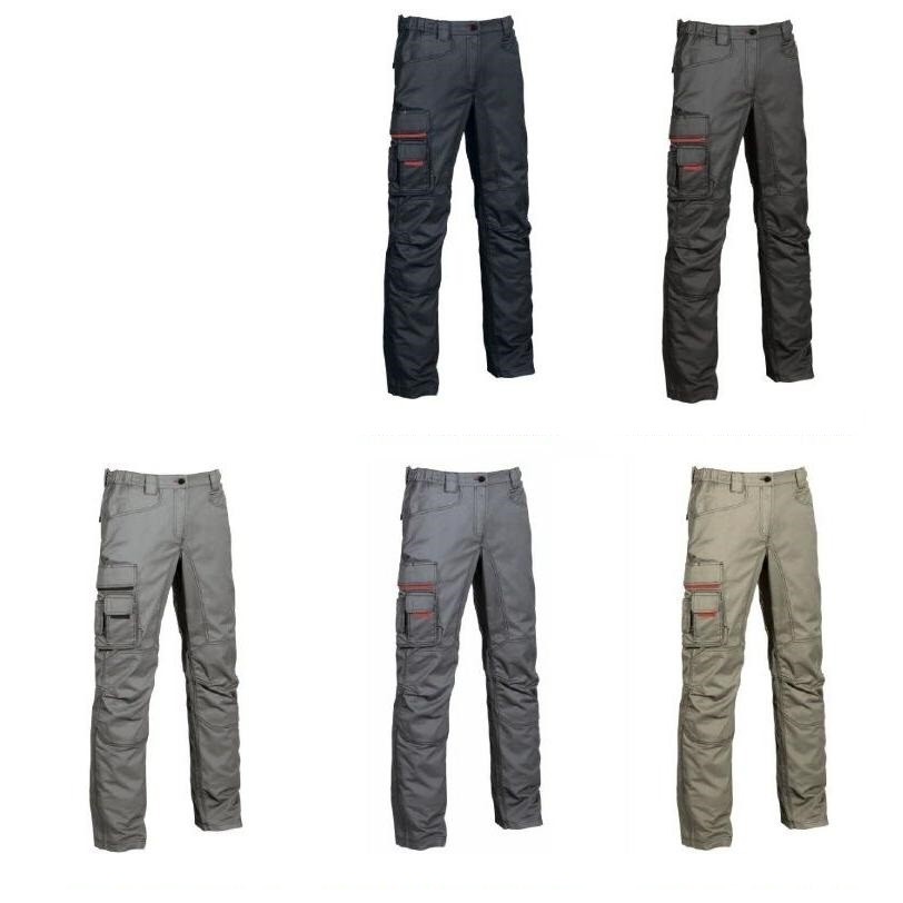 Fuori tutto - Pantaloni da Lavoro Multitasche U-Power Smile HY015BC Taglia 46 Colore Grey Meteorite