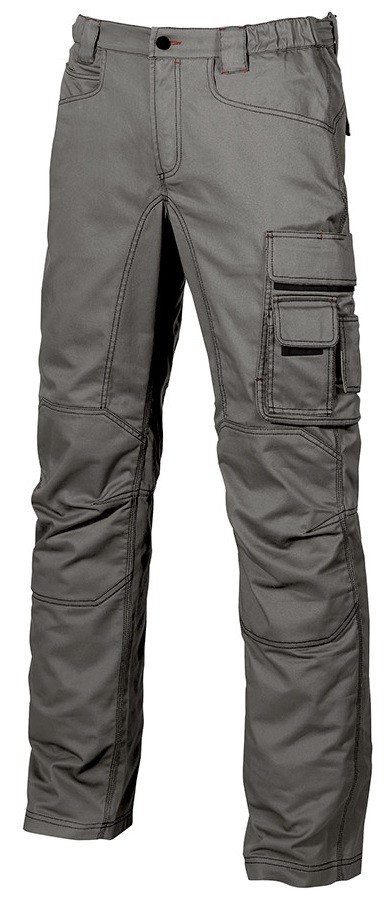 Fuori tutto - Pantaloni da Lavoro Multitasche U-Power Smile HY015BC Taglia 46 Colore Grey Meteorite
