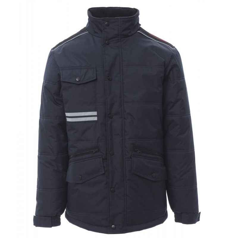 Fuori tutto-Giubbotto da lavoro Multitasche a 3/4 con Interno Imbottito Fighter FX Mid - Payper taglia 2XL blu navy/blu royal