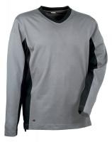Fuori tutto - Maglietta da Lavoro Cofra Madeira 100% Cotone Jersey V105-0-00 Taglia M Colore Grigio Nero