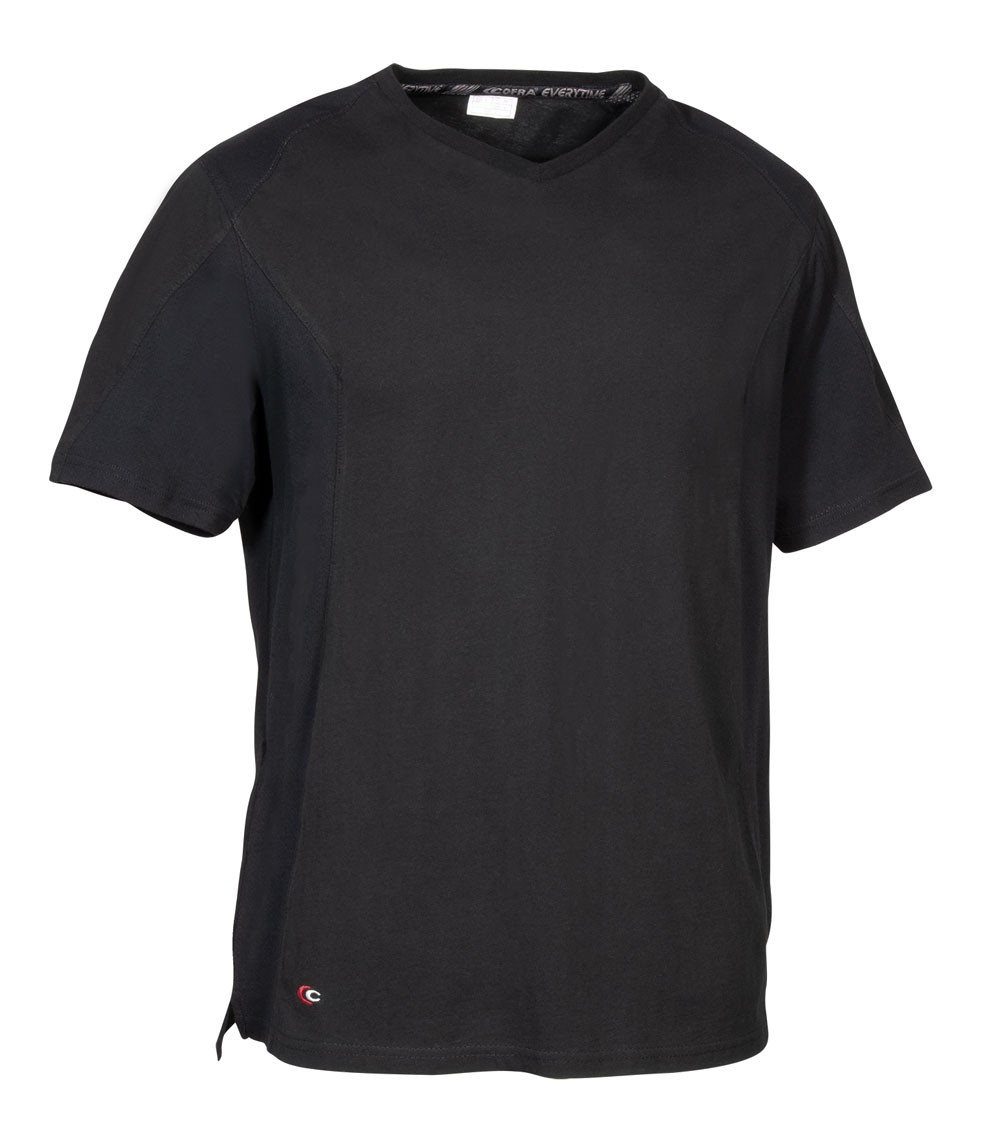 Fuori tutto - T-Shirt Da Lavoro Cofra Azagra 100% Cotone V569-0-02 taglia M colore antracite/nero