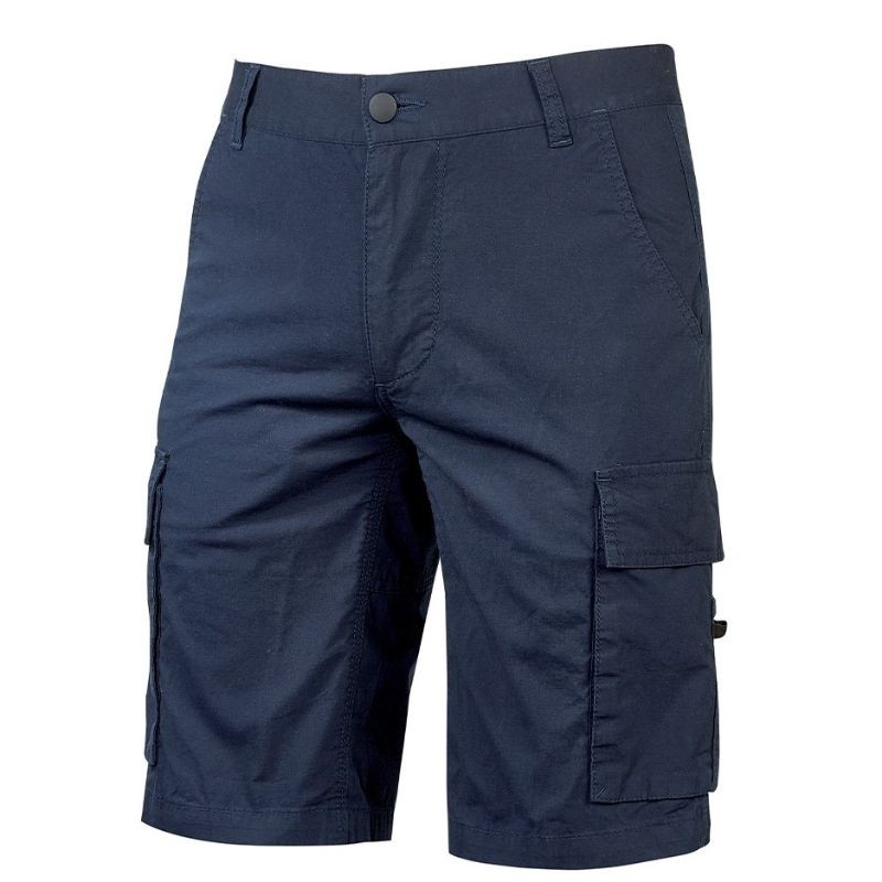 Fuori tutto - Bermuda da Lavoro Multitasche Elasticizzato U-Power Summer EY132BC taglia XL Black carbon