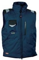 Fuori tutto-Gilet Imbottito da Lavoro Multitasche Cofra Polar V013-0-00 taglia 52 navy nero