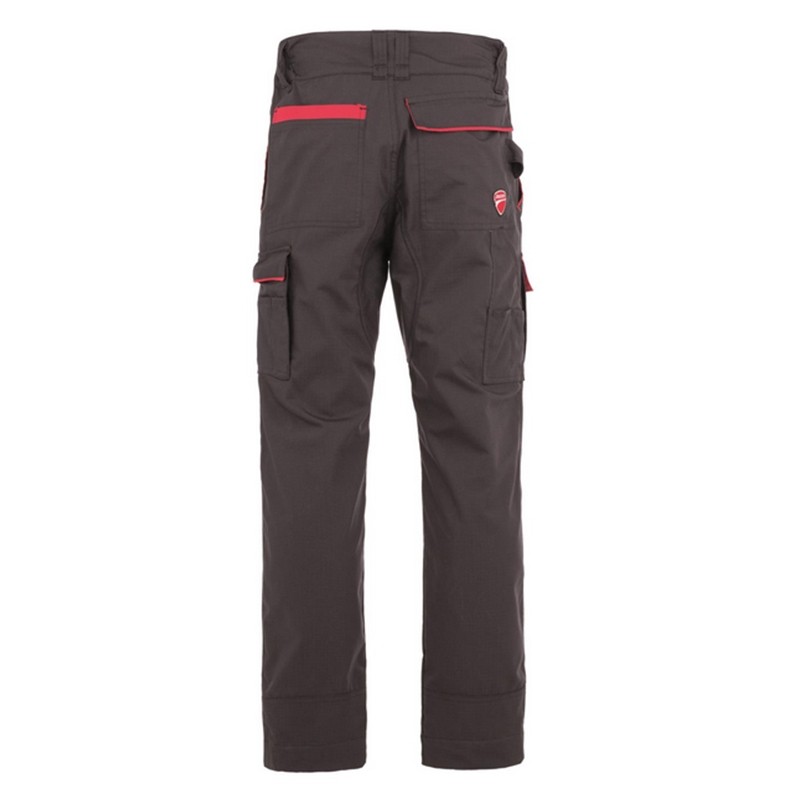 Fuori tutto - Pantaloni Ducati Workwear Multitasche con Rinforzi INN-RUN Colore Grigio scuro Taglia 48