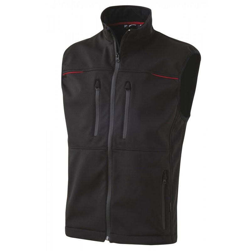 Fuori tutto - Gilet Da Lavoro Softshell Ducati Workwear Multitasche INN-FUEL Colore Nero Taglia 52