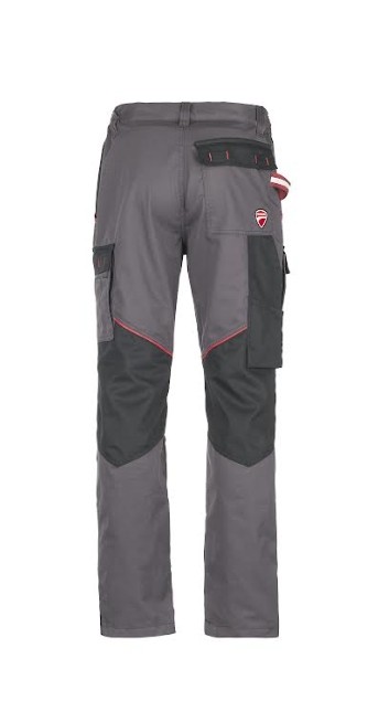 Fuori tutto - Pantaloni da Lavoro Ducati Workwear Multitasche 4 Stagioni INN-WARMUP NEW Colore Grigio/Nero Taglia 44
