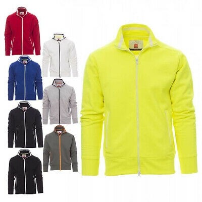 fuori tutto-Felpa Zip Intera Sydney - Payper AY 7530 taglia L nero/bianco