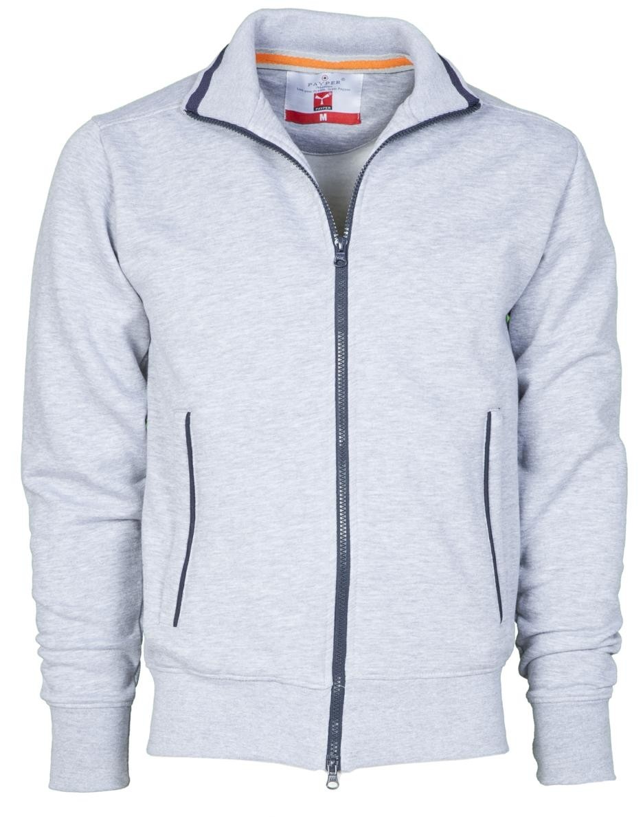 fuori tutto-Felpa Zip Intera Sydney - Payper AY 7530 taglia L nero/bianco