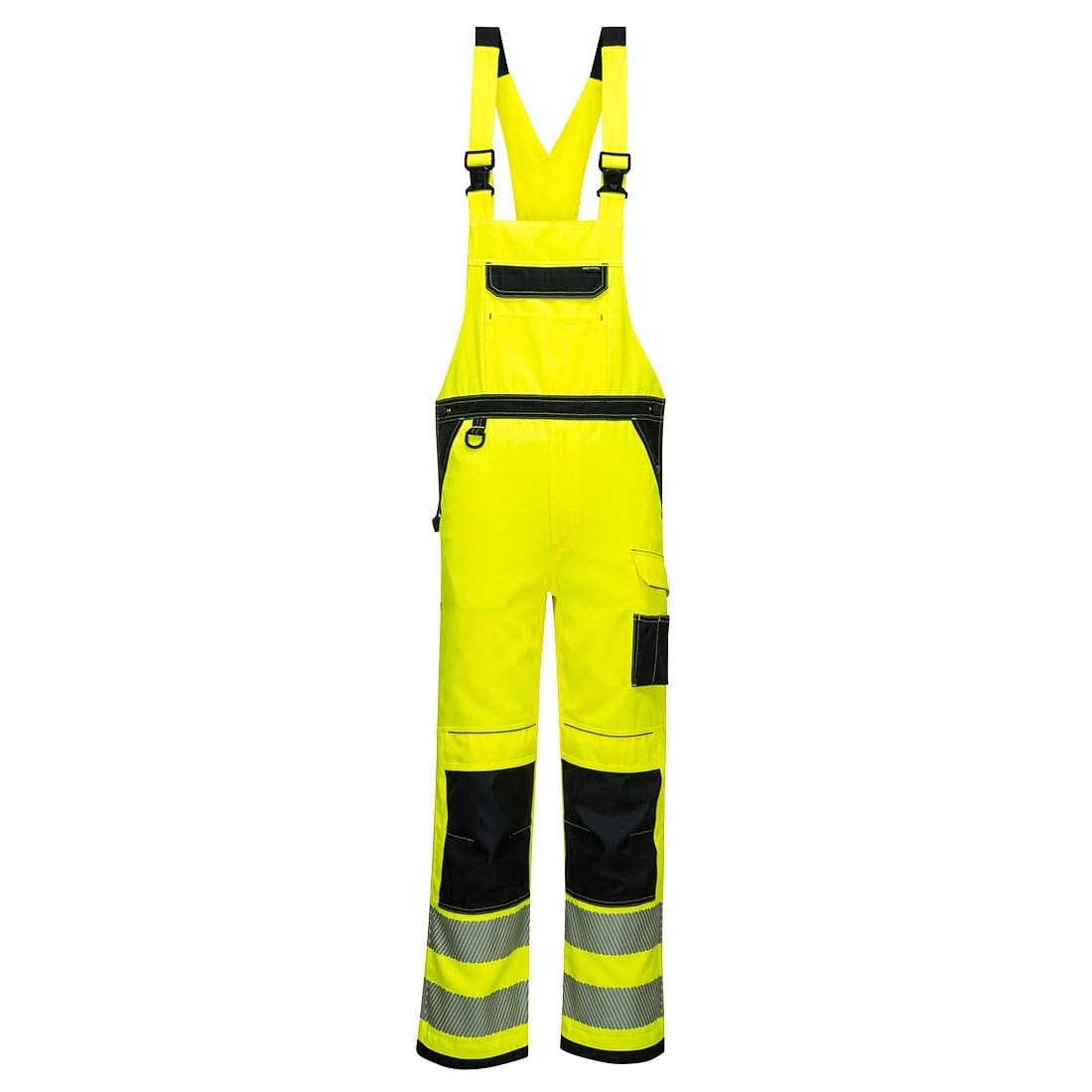 Fuori tutto - Salopette da Lavoro PW3 Alta Visibilita Portwest PW344 taglia L colore giallo nero