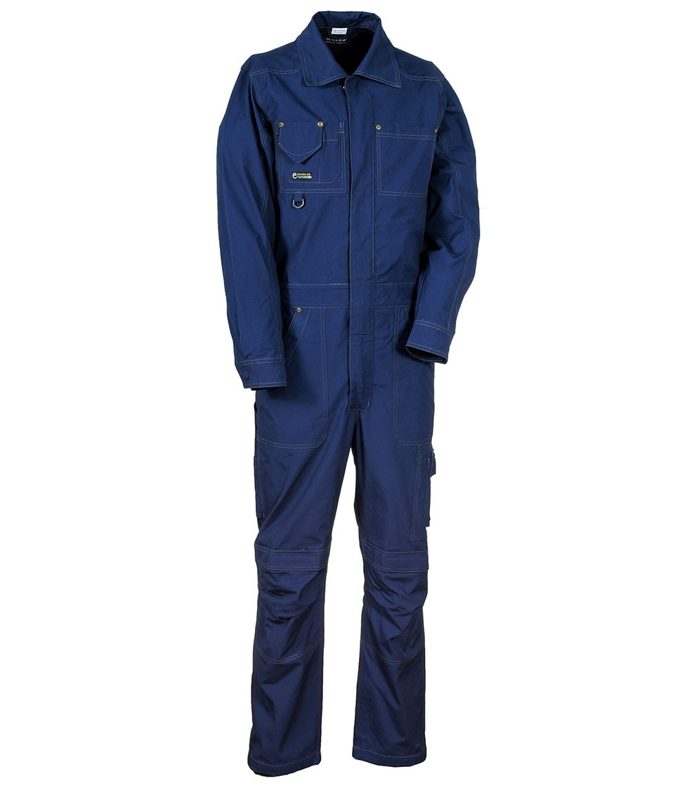 Fuori tutto - Tuta da Lavoro Multitasche Cofra Marseilles 100% Cotone Canvas V056-0-01 taglia 56 colore antracite nero