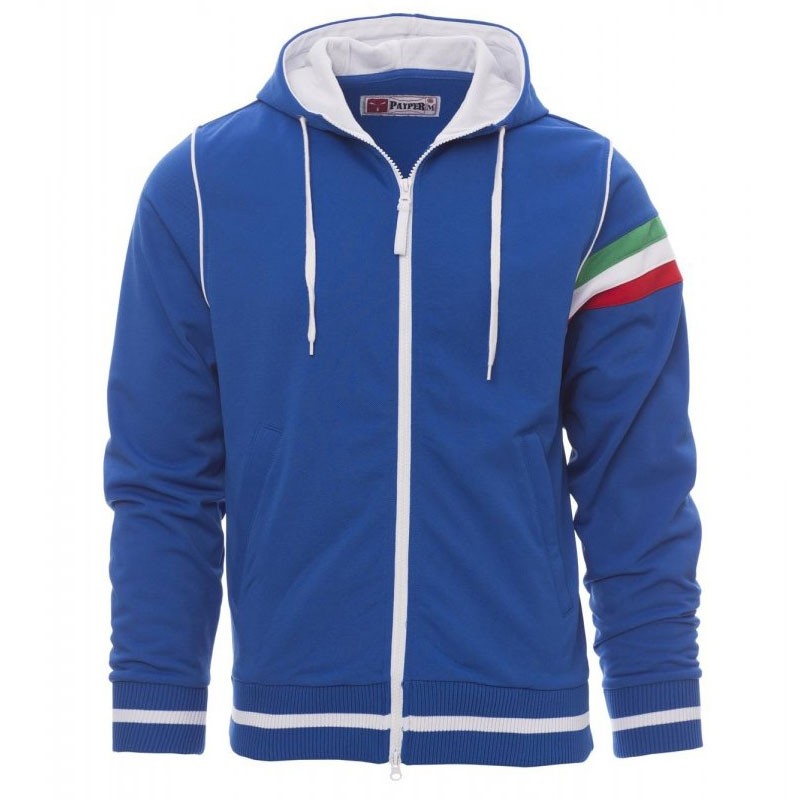 Fuori tutto-Felpa a Zip Intera con Cuciture Rinforzate Nevada - Payper AY 7549 taglia L grigio