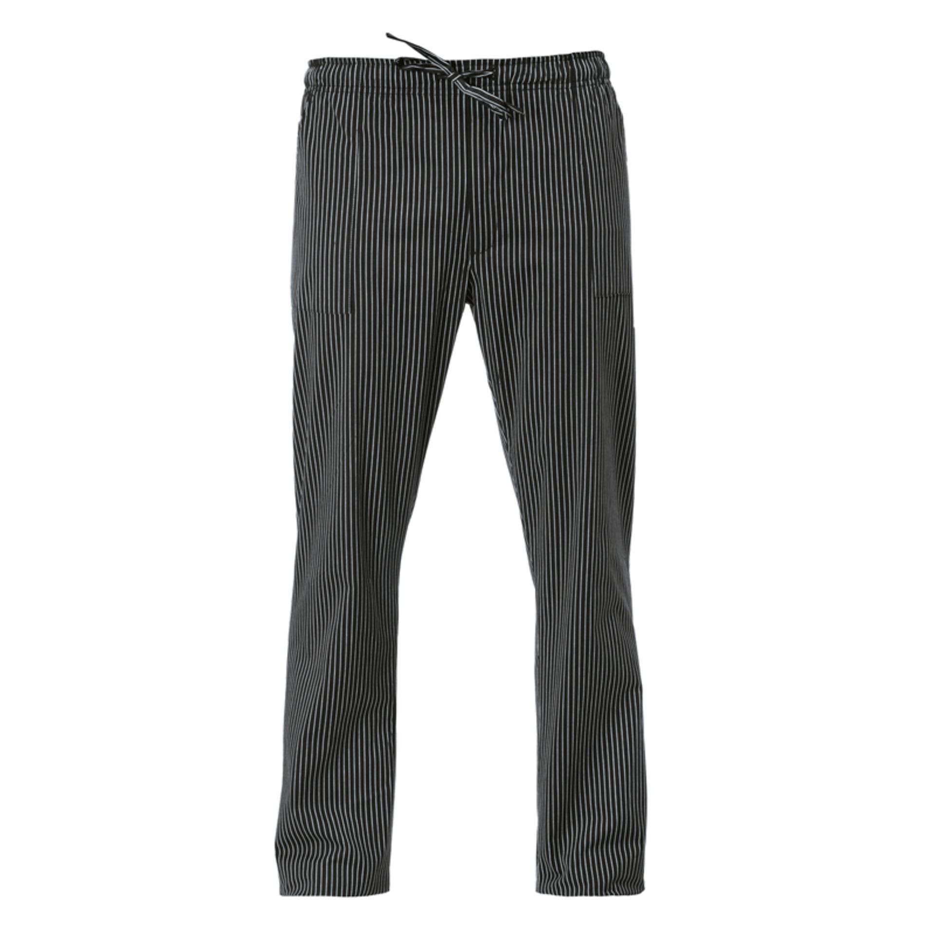 Fuori tutto - Pantalone da Lavoro Cuoco Multitasche Giblor's Enrico 11P08P20. Taglia XS Colore Nero
