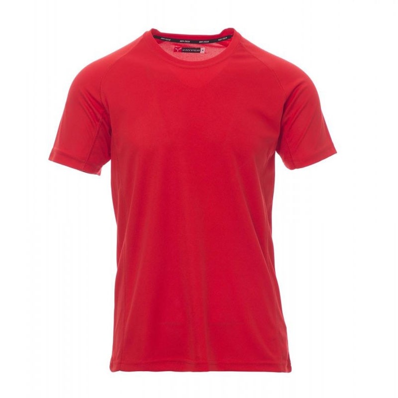 Fuori tutto -T-shirt Runner Tecnica Sportiva con Manica Raglan - Payper AY 7475 taglia 3XL rosso