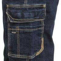 Fuori tutto - Jeans da Lavoro Stretch Elasticizzati Multitasche Cofra Cabries V495-0-00 taglia 44 colore blu