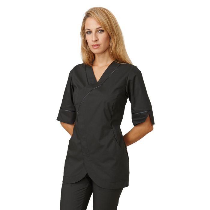 Fuori tutto - Casacca da donna Payton con chiusura a bottoni Beauty Siggi - 63CS1325/00-0001 Taglia S Colore Nero