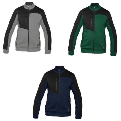 Fuori tutto - Felpa zip lunga da lavoro Multitasche Siggi Nilo 73MG0787/00-1089 taglia L colore blu