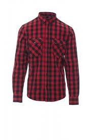 Fuori Tutto - Camicia Scozzese Da Lavoro Labrador - Payper - Taglia XL Rosso-Nero