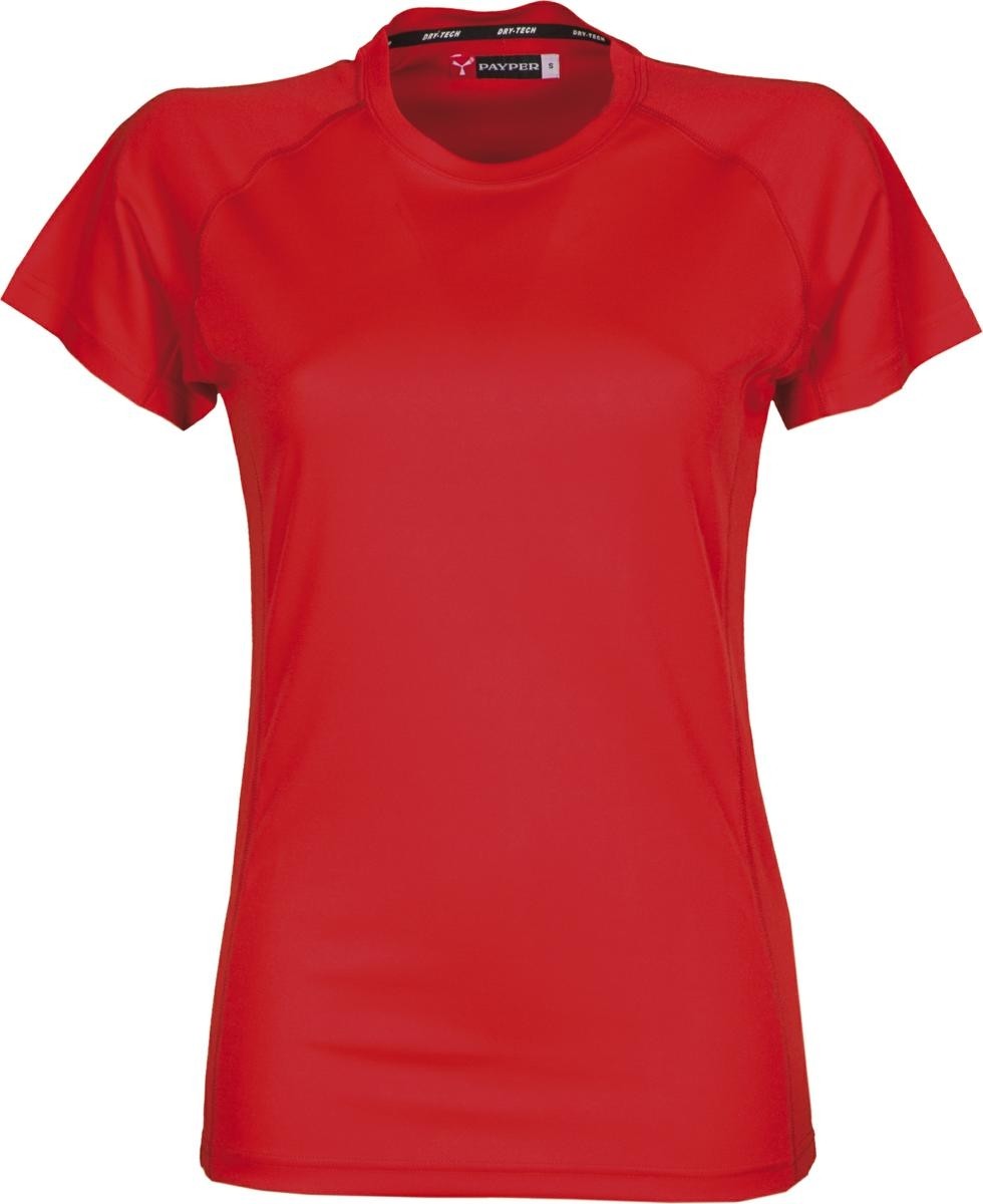 Fuori tutto - T-shirt Runner Donna Tecnica Sportiva con Manica Raglan - Payper RUNNER LADY Taglia L Colore Nero