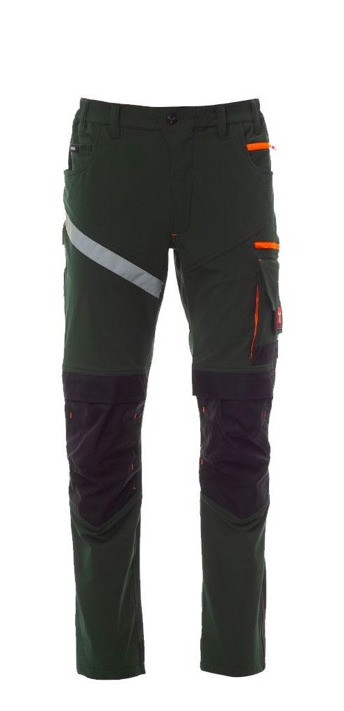 Fuori Tutto - Pantalone Unisex da Lavoro Multitasche Stretch Payper Next 4W Summer AY 7317 blu navy/nero taglia 46