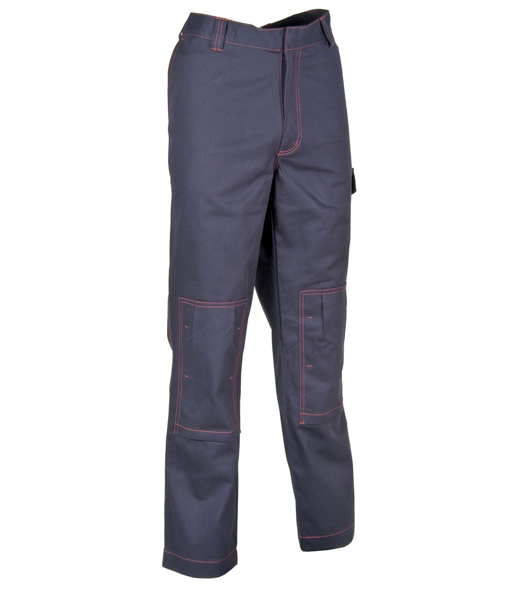 Fuori tutto - Pantaloni da Lavoro Multitasche Cofra Flame Stop V261-0-02 Taglia 46 Colore Blu Navy