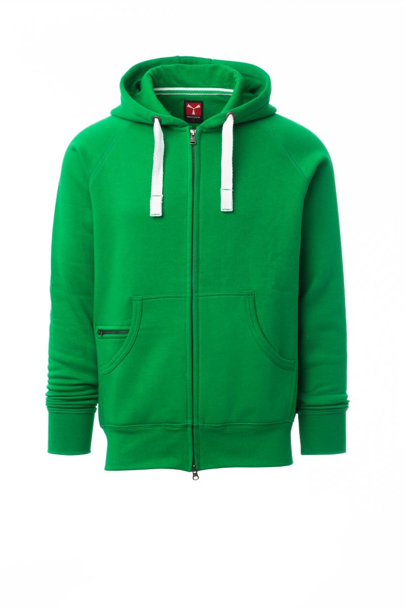Fuori tutto - Felpa da lavoro zip lunga con capuccio Payper Dallas+ AY 7535 Taglia L Colore Smoke