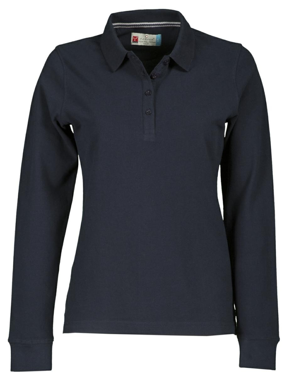Fuori tutto - Polo a Manica Lunga Florence Donna con Cuciture Stretch in 100% Cotone - Payper AY 7516 taglia XL bianco