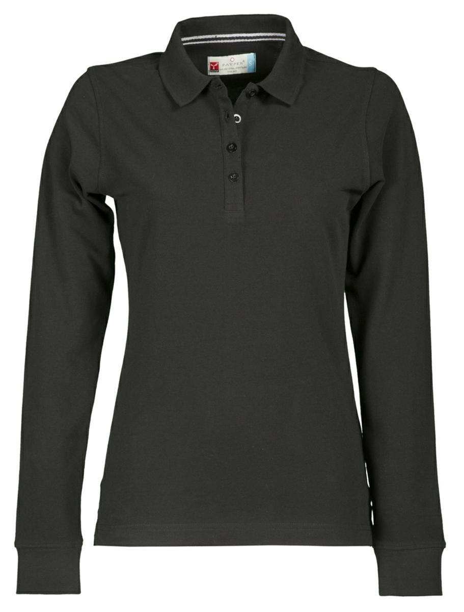 Fuori tutto - Polo a Manica Lunga Florence Donna con Cuciture Stretch in 100% Cotone - Payper AY 7516 taglia XL bianco