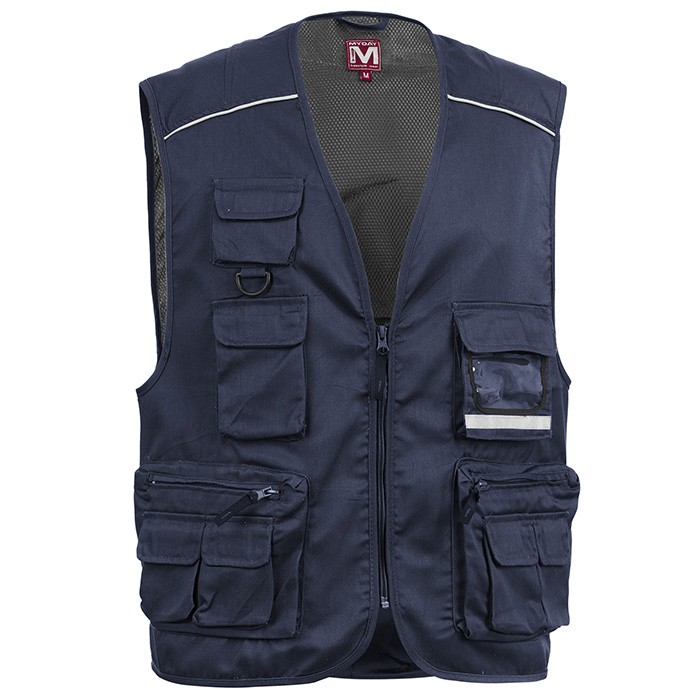 Fuori tutto - Gilet da Lavoro Multitasche Metalfree Sottozero Power E0305 taglia M colore grigio